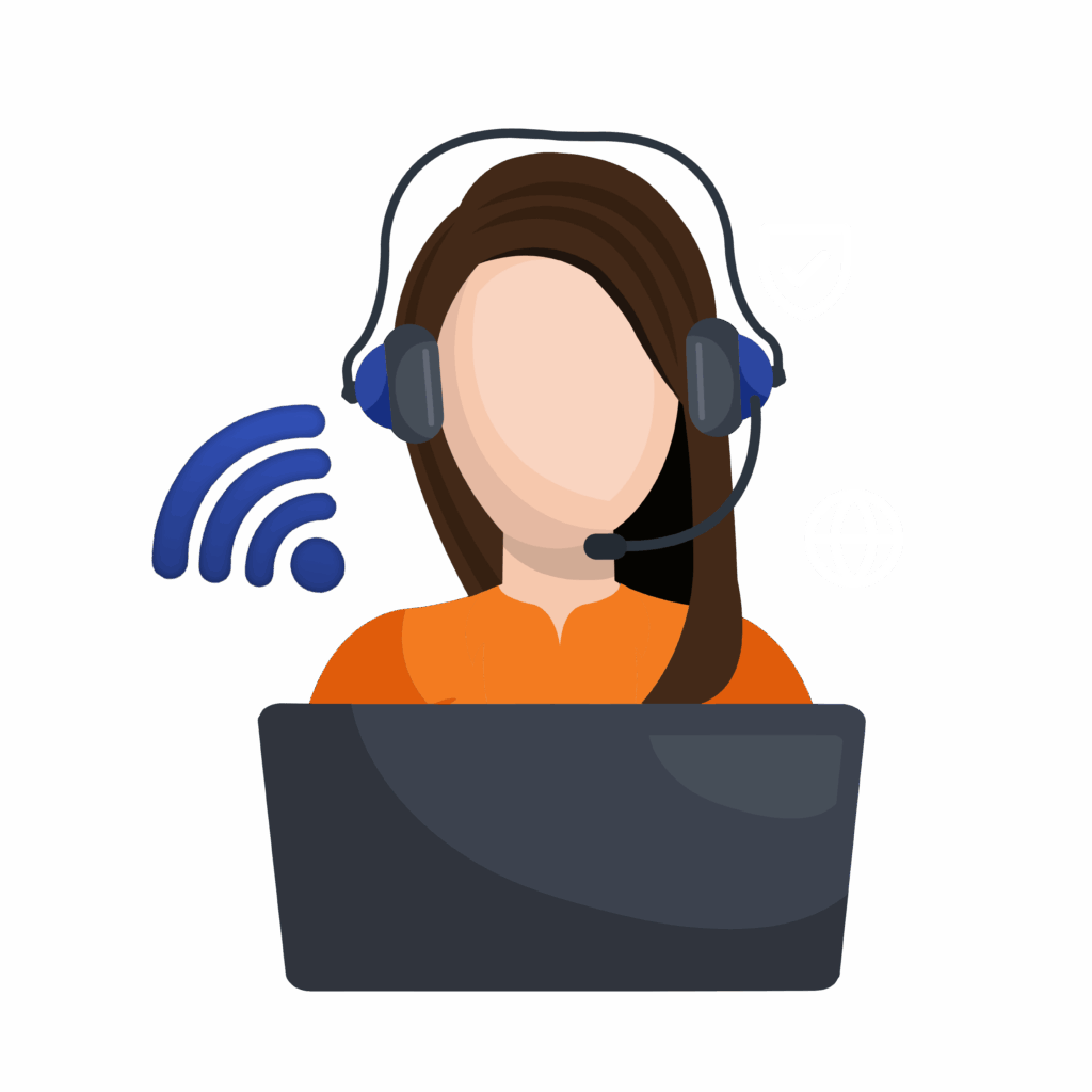 costumer service putih